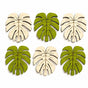 6 Pcs Bamboo Coaster Set, Natural Wood Grain Coasters, Heat-Resistant Non-Slip Pads, Best Choice For Christmas,11*9.5*0.5 cm