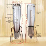 ✨ 6-in-1 Hot & Cold Facial Massager | Thermal/Cooling Therapy + Red & Blue Light + 3 Intensity Levels | Magnetic Charging, Full Face, Eye & Neck Care for Radiant V-Lift!/Gradient color - Extra Image