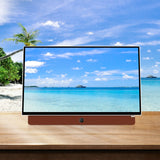 SKYWORTH 24-Inch 12V Portable TV,3-Hour Battery,1080P FHD,Wide Viewing Angle,Smart Google TV, HDR10, Dolby Audio, LED, Bluetooth, Chromecast and Google Assistant - Top-Down View