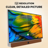 SKYWORTH 24-Inch 12V Portable TV,3-Hour Battery,1080P FHD,Wide Viewing Angle,Smart Google TV, HDR10, Dolby Audio, LED, Bluetooth, Chromecast and Google Assistant - 45-Degree Angle