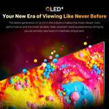 SKYWORTH Q5600H 40''-QLED+ Smart Google TV, FHD, HDR10 HLG, Find-My Remote, Dolby Audio, Screen Casting, Bezel Less Design, Voice Control - Side View