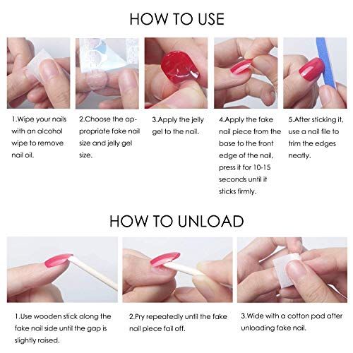 Reusable almond-shaped press-on nails for DIY manicures and daily wear (Deep Forest Green)