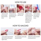 Reusable almond-shaped press-on nails for DIY manicures and daily wear (Deep Forest Green) - 45-Degree Angle