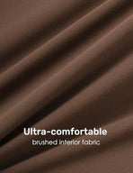 Long-Sleeve Zip-Up Bodycon Jumpsuit for Yoga, Workouts, and Casual Everyday Wear, L (Brown)