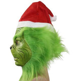 Festive Full-Head Costume Mask for Christmas Parties, Cosplay & Holiday Events (Green)
