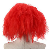 Spooky Evil Clown Mask for Halloween, Costume Parties, Cosplay and Festive Events (White) - 45-Degree Angle