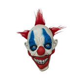 Scary Clown Mask for Halloween Costume Parties, Haunted Houses & Spooky Cosplay Events (White)