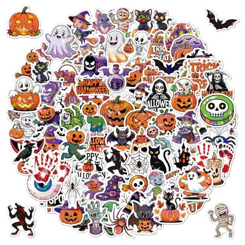 Halloween Themed Stickers for Party Decor, Laptop, Water Bottles, and Kids' Craft Activities (orange)