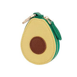 Adorable Avocado Coin Pouch Keychain - Cute Accessory for Backpacks, Purses & Daily Use (Yellow-Green)