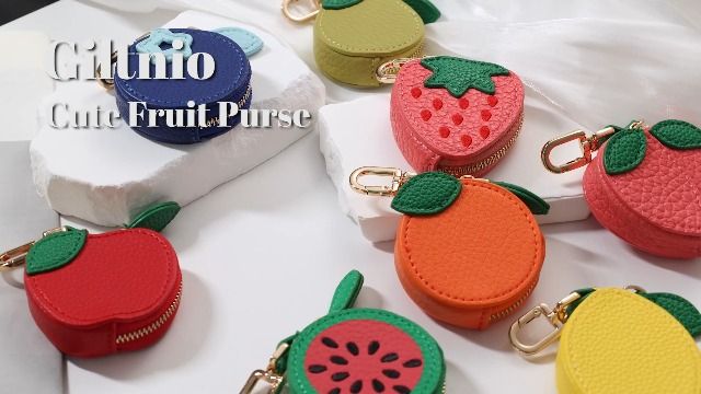 Adorable Avocado Coin Pouch Keychain - Cute Accessory for Backpacks, Purses & Daily Use (Yellow-Green)