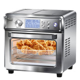 Kitchen Couture 24 Litre Air Fryer Multifunctional LCD Digital Display Silver - Top-Down View