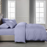 Royal Comfort 2000TC Quilt Cover Set Bamboo Cooling Hypoallergenic Breathable - King - Lilac Grey - Side View
