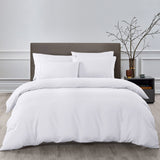 Royal Comfort 2000TC 6 Piece Bamboo Sheet & Quilt Cover Set Cooling Breathable - Double - White - Front View