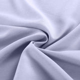 Royal Comfort 2000TC 6 Piece Bamboo Sheet & Quilt Cover Set Cooling Breathable - Queen - Lilac Grey - Rear View