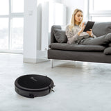 Pursonic i9 Robotic Vacuum Cleaner Carpet Floor Dry Wet Mopping Auto Robot Black - Front View