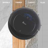 Pursonic i9 Robotic Vacuum Cleaner Carpet Floor Dry Wet Mopping Auto Robot Black - Close-Up Angle