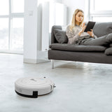 Pursonic i9 Robotic Vacuum Cleaner Carpet Floor Dry Wet Mopping Auto Robot White - Front View