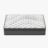 Luxopedic Pocket Spring Mattress 5 Zone 32CM Euro Top Memory Foam Medium Firm - Double - White  Grey