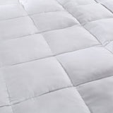 Royal Comfort 1000GSM Luxury Bamboo Fabric Gusset Mattress Pad Topper Cover - Double - White