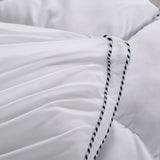 Royal Comfort 1000GSM Luxury Bamboo Fabric Gusset Mattress Pad Topper Cover - Double - White