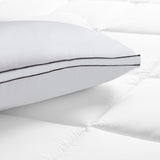 Casa Decor Silk Blend Pillow Hypoallergenic Gusset Cotton Cover Single Pack