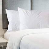 Casa Decor 50% Duck Feather 50% Down Pillow Cotton Cover 1000GSM Single Pack - Side View