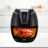 Kitchen Couture 4 Litre Air Fryer Digital Display Black 1400W Healthy Cooker - Low Angle