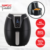 Kitchen Couture 4 Litre Air Fryer Digital Display Black 1400W Healthy Cooker - Extra Image