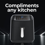 Kitchen Couture 11.5 Litre Air Fryer Multifunctional LCD Digital Display Black - Extra Image