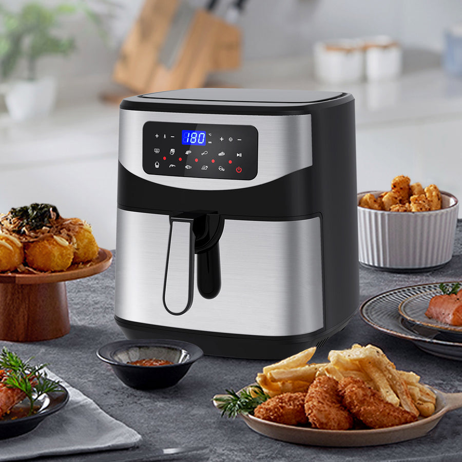 Kitchen Couture 12 Litre Air Fryer Multifunctional LCD One Touch Display Silver, image 6