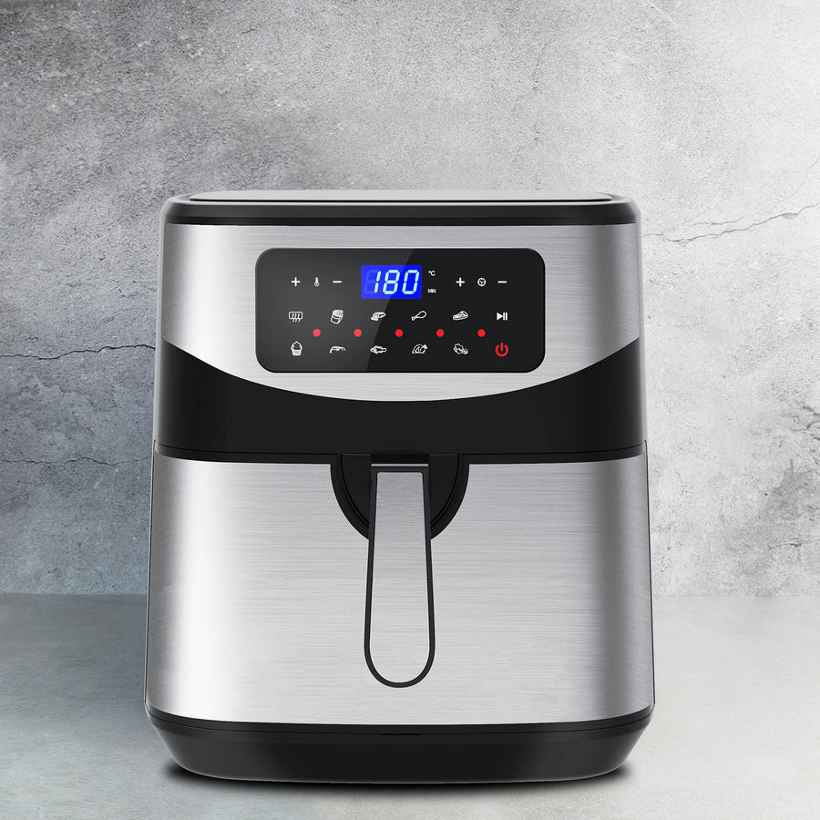 Kitchen Couture 12 Litre Air Fryer Multifunctional LCD One Touch Display Silver, image 12