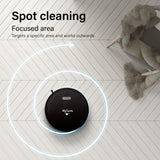 MyGenie Smart Robotic Vacuum Cleaner App Controlled Carpet Floors Auto Robot - Rear View