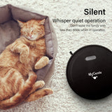 MyGenie Smart Robotic Vacuum Cleaner App Controlled Carpet Floors Auto Robot - Low Angle