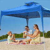 Arcadia Furniture 3M x 3M Outdoor Folding Tent - Navy - Top-Down View