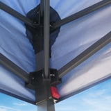 Arcadia Furniture 3M x 3M Outdoor Folding Tent - Navy - Rear View
