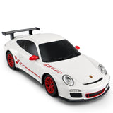 Remote Control Porsche GT3 RS 1:24 Scale White Brand New Sports Car - Front View