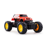 Remote Control Off Roader Rock Crawler 1:18 Scale Orange Brand New Radio Remote - Front View