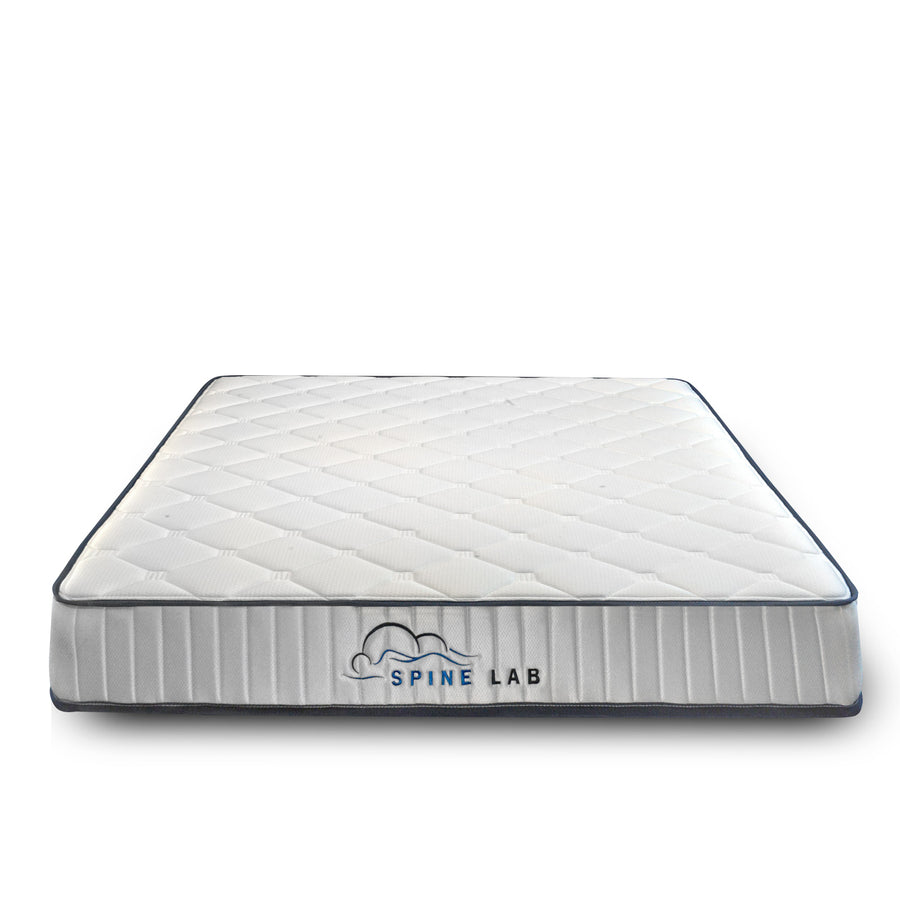 Spine-Lab Mattress 5 Zone 21cm Medium Firm Foam Bonnell Spring - Double - White, image 2