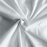 Royal Comfort 1000TC Hotel Grade Bamboo Cotton Sheets Pillowcases Set Ultrasoft - Queen - Cool Grey - Close-Up Angle
