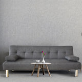 Casa Decor Sofia 2 in 1 Indoor Sofa Recliner Lounge Bed Fabric 2 Seater Futon - Grey