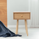 Milano Decor Bedside Table Kirrawee Drawers Nightstand Unit Cabinet Storage - Side View