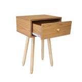 Milano Decor Bedside Table Kirrawee Drawers Nightstand Unit Cabinet Storage - Close-Up Angle