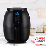 Kitchen Couture 3.5 Litre Digital Display Black Air Fryer Oil Free Cooking - Side View