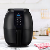 Kitchen Couture 3.5 Litre Digital Display Black Air Fryer Oil Free Cooking - Rear View
