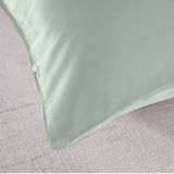 Royal Comfort Mulberry Soft Silk Hypoallergenic Pillowcase Twin Pack 51 x 76cm - Sage - 45-Degree Angle