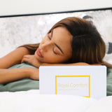 Royal Comfort Mulberry Soft Silk Hypoallergenic Pillowcase Twin Pack 51 x 76cm - Sage - Low Angle