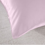Royal Comfort Mulberry Soft Silk Hypoallergenic Pillowcase Twin Pack 51 x 76cm - Lilac - 45-Degree Angle