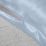 Royal Comfort Mulberry Soft Silk Hypoallergenic Pillowcase Twin Pack 51 x 76cm - Soft Blue