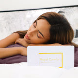 Royal Comfort Mulberry Soft Silk Hypoallergenic Pillowcase Twin Pack 51 x 76cm - Malaga Wine - Close-Up Angle