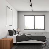 Milano Decor Sorrento Metal Wood Bed Frame Mattress Base Platform Modern Black - Single - Black - Top-Down View